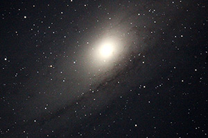 仙女座星系从保罗·摩根天文台