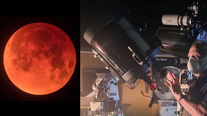 UCC天文台与Paul Morgan的月球观测